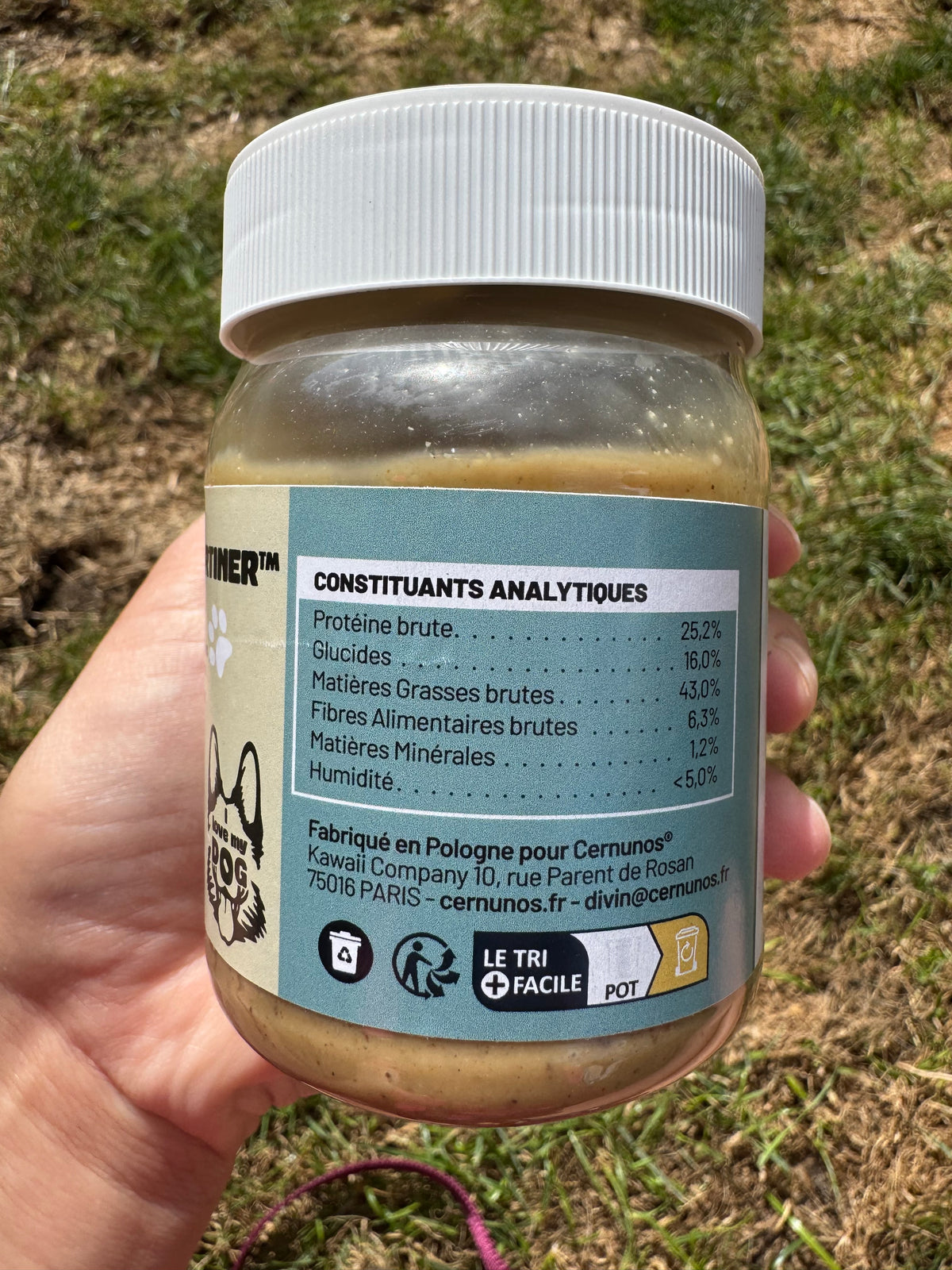 La Papâte à Tartiner® – Beurre de Cacahuète Enrichi au Bois de Cerf & Levure de Bière
