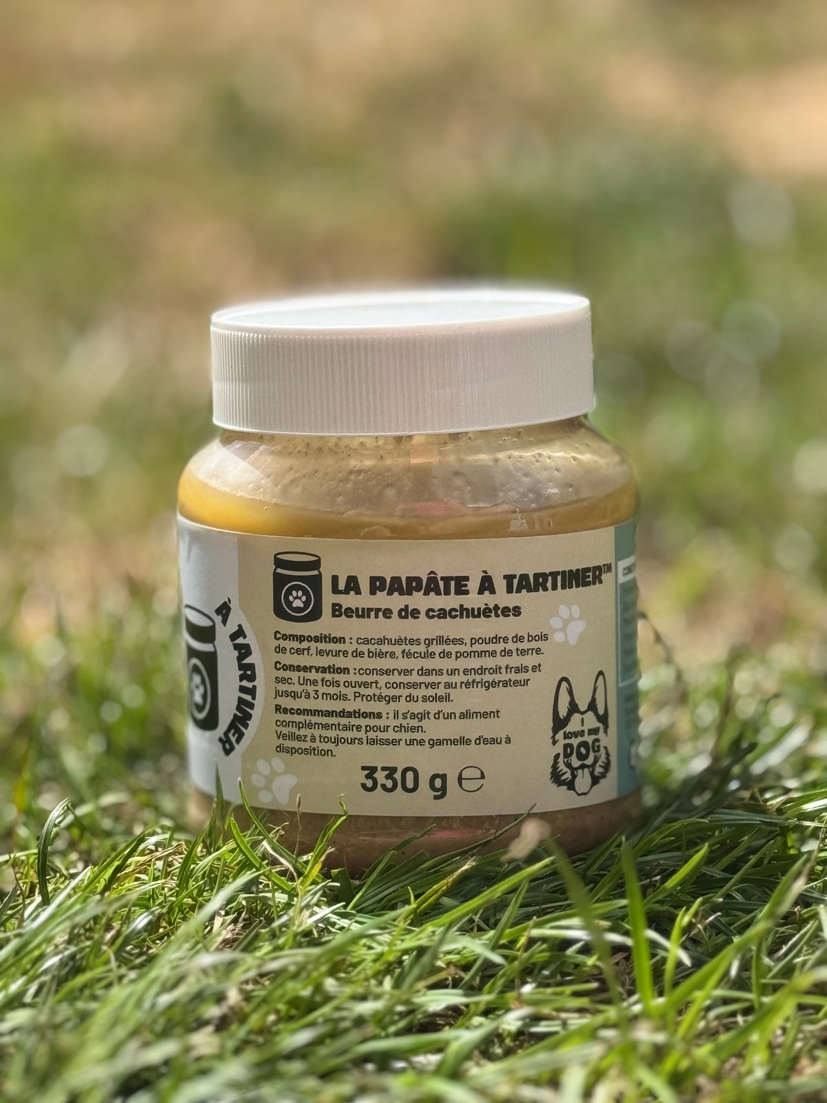 La Papâte à Tartiner® – Beurre de Cacahuète Enrichi au Bois de Cerf & Levure de Bière